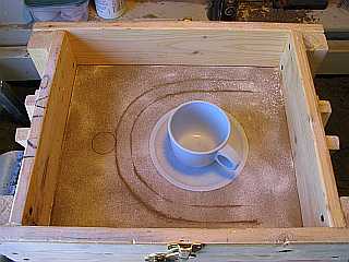 cup and saucer casting step 2