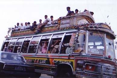 Pakistani bus ride