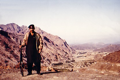 guard in Khyber Pass