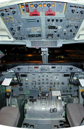 Dash 8 cockpit